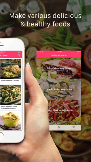 Healthy Vegetarian Recipes, Diet & Ingredients(圖2)-速報App
