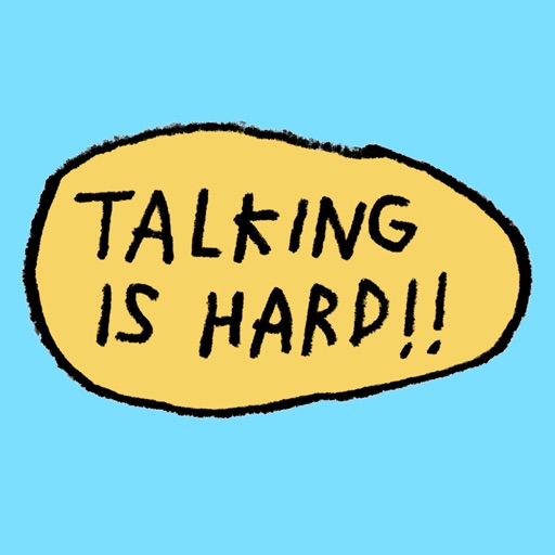 talking is hard Icon