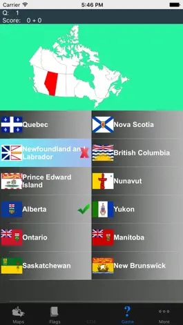 Game screenshot Canada Province Flags, Maps, Info hack