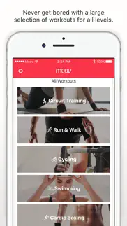 moov coach & guided workouts iphone screenshot 1
