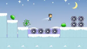 Snow Dash: Bro Adventures screenshot #1 for iPhone