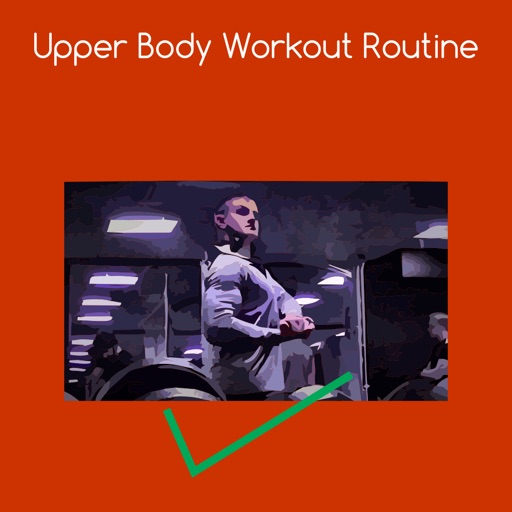 Upper body workout routine icon