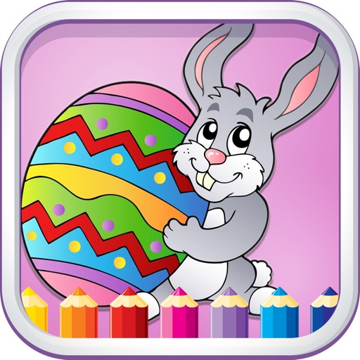 Coloring Games For Kids Easter - Finger Paint icon