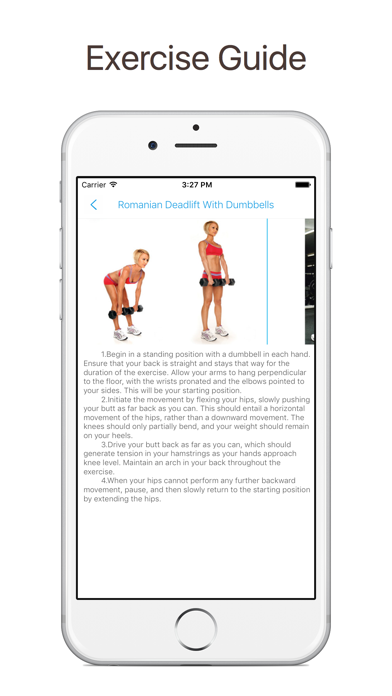 Gym workout and exercises for women - iJockGirl screenshot 4