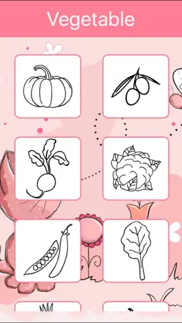 Game screenshot Vegetable Coloring Book for Kids: Learn to color hack
