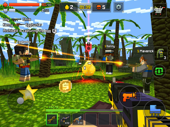 Pixelmon shooting - online multiplayer shooter # 1 для iPad