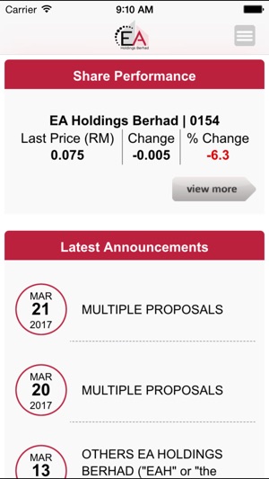 EA Holdings Berhad Investor Relations(圖2)-速報App