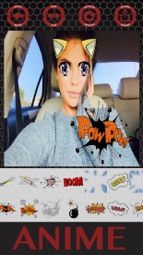 Anime manga stickers avatar editor photo Captura de tela 3