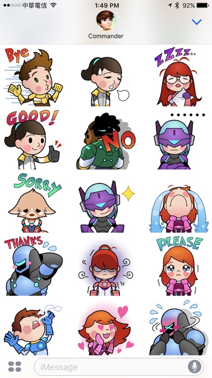 Lightning Rangers Sticker