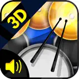 Real Drums 3D - アプリアイコン