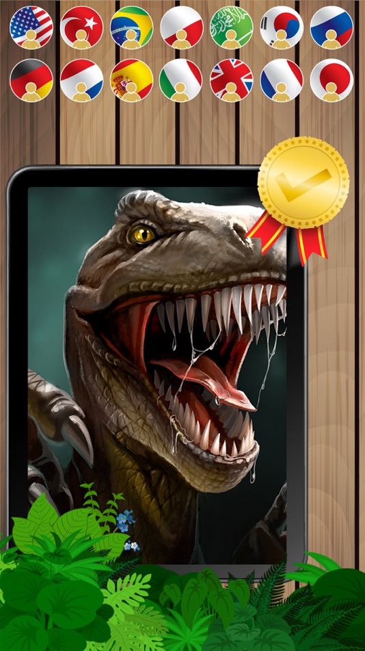 #5. Dinosaurs Puzzles 2 (iOS) 由: KIDEO TECH LTD