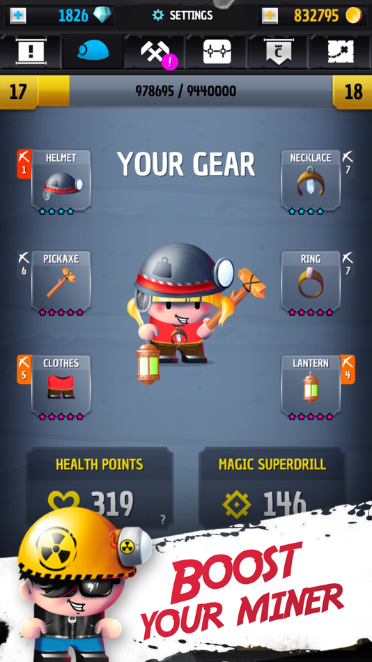 #5. Tiny Miners (iOS) 由: About Fun