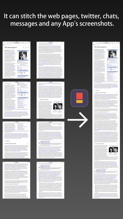 Screenshots Splicer - stitch to a long image