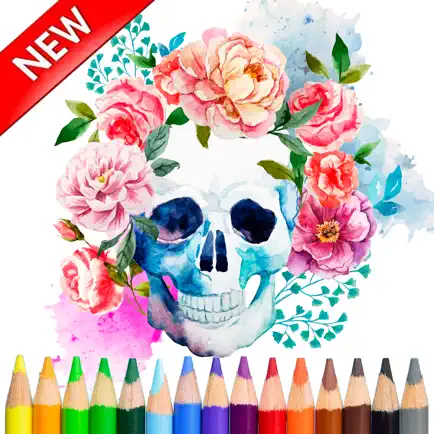 Sugar Skull Coloring Drawing For Coco Day of Dead Cheats