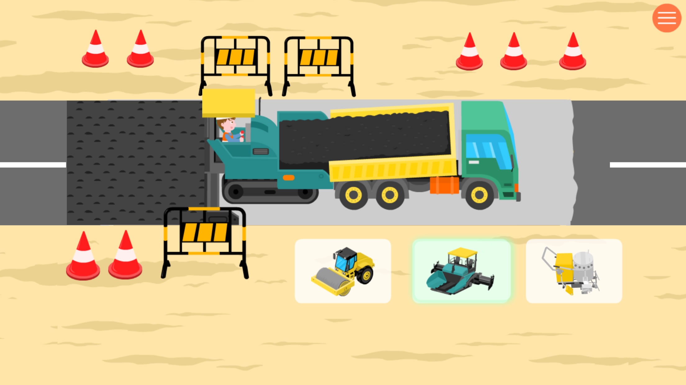 Trucks for children kids - Construction games-宝宝认识建筑工地:卡车,挖掘机儿童拼图游戏