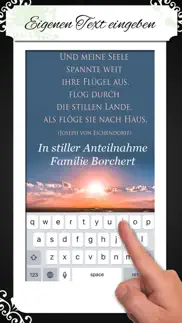 trauerkarten beileidskarten kondolenzkarten trauer iphone bildschirmfoto 3