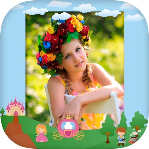 Princess frames for girls – kids photo album icon