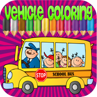 coloring book school bus  and drawings trucks