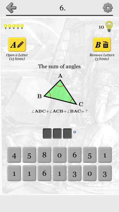 Geometric Shapes: Triangle & Circle Geometry Quiz Screenshot