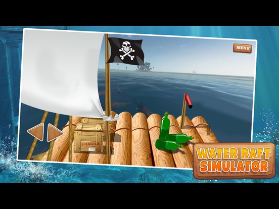 Water Raft Simulator iPad screenshot