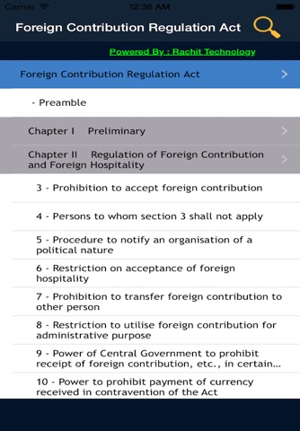 Foreign Contribution Regulation Act screenshot 2