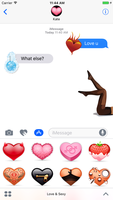 Screenshot #1 pour Love & Sexy stickers