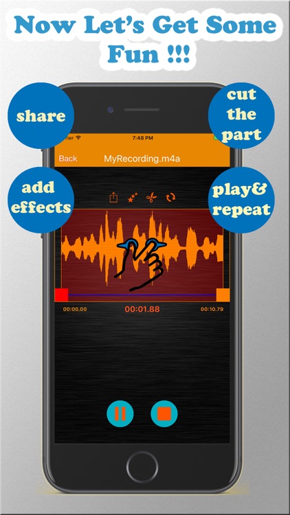 LF Recorder - HD Voice Record, play & edit audio