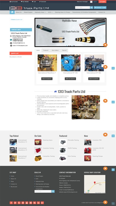 1313 Truck Parts Ltd screenshot 4
