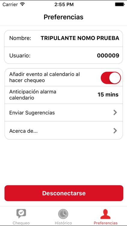MAITOURS Chequeo tripulantes Iberia screenshot-4