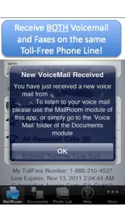 my toll free number lite - with voicemail and fax iphone screenshot 1
