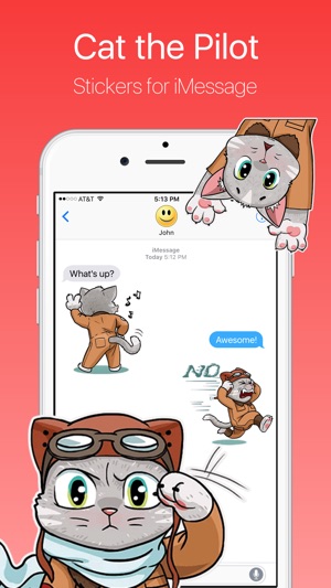 Cat the Pilot Stickers(圖1)-速報App