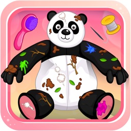 panda poupées - réparation se déguiser poupée