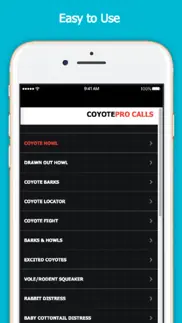 coyote calls for predator hunting iphone screenshot 3