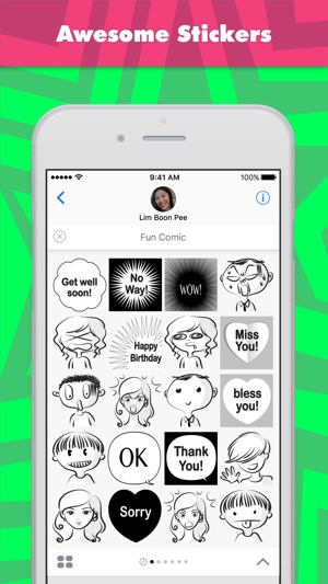 Fun Comic stickers by wenpei(圖1)-速報App