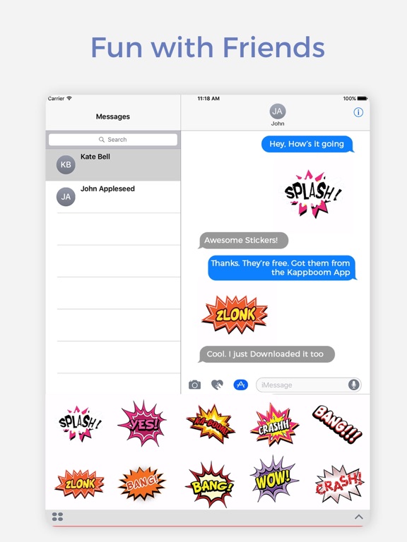 Screenshot #5 pour Cartoon Comic Stickers