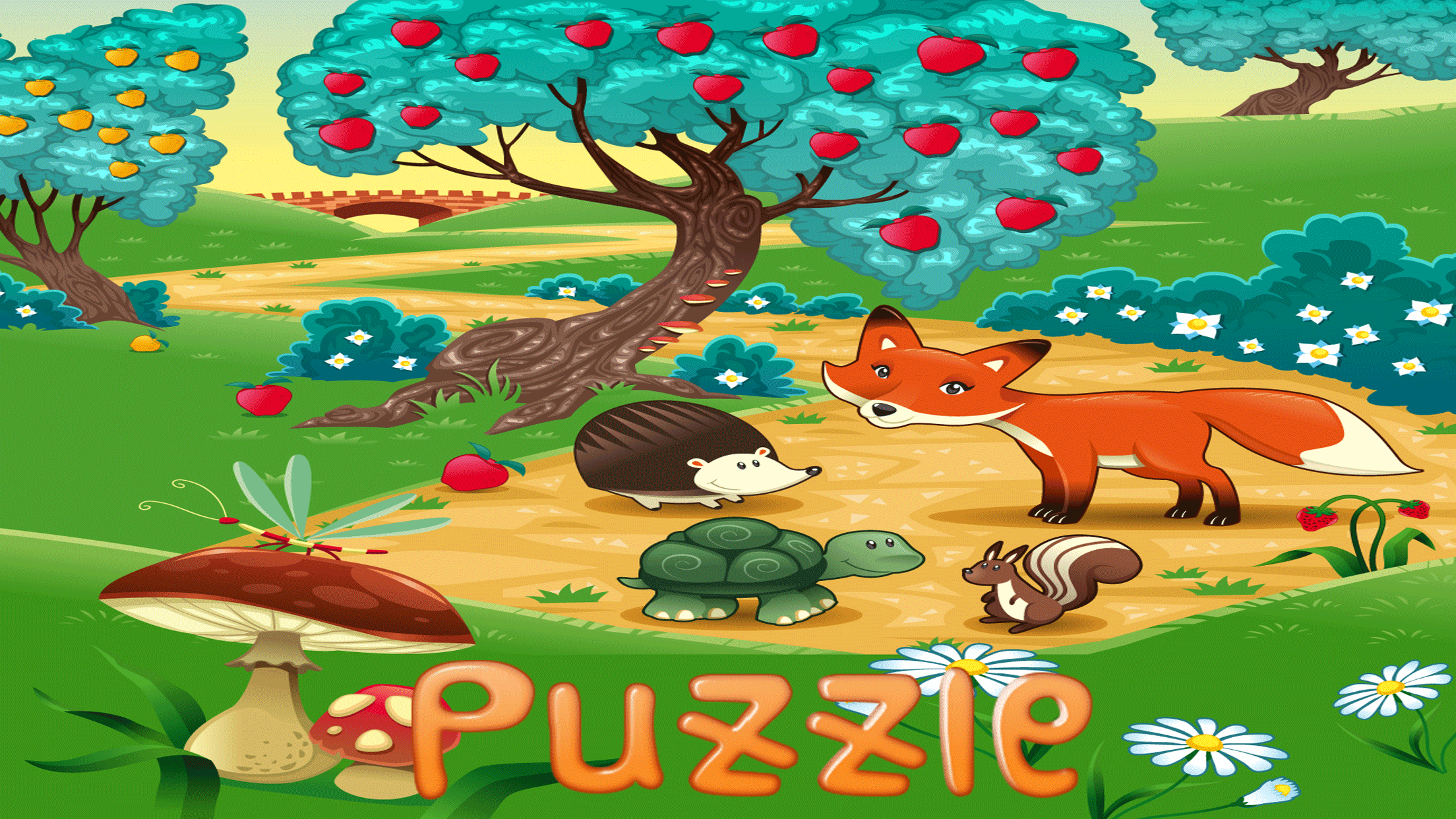 Elephant & Giraffe Puzzle Game Life Skill screenshot 3