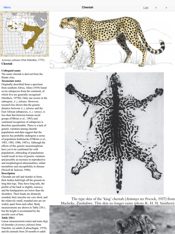 Screenshot #4 pour Mammals of the Southern African Subregion