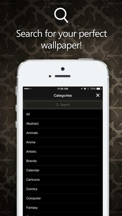Wallpapers HD for iPhone, iPod and iPad Screenshot 2