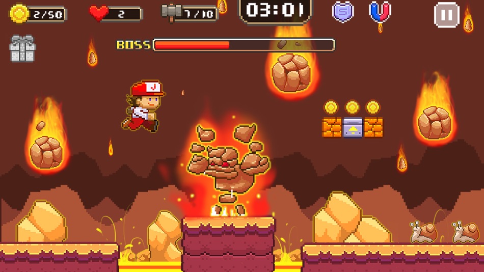 #3. Super Jim Jump: Classic Platform Game (iOS) Podle: 肖见 陈