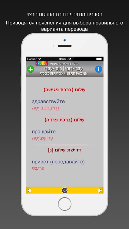 HEBREW - RUSSIAN Dictionary v.v.| Prolog