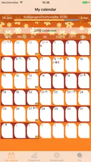 womanlog pregnancy calendar iphone bildschirmfoto 1
