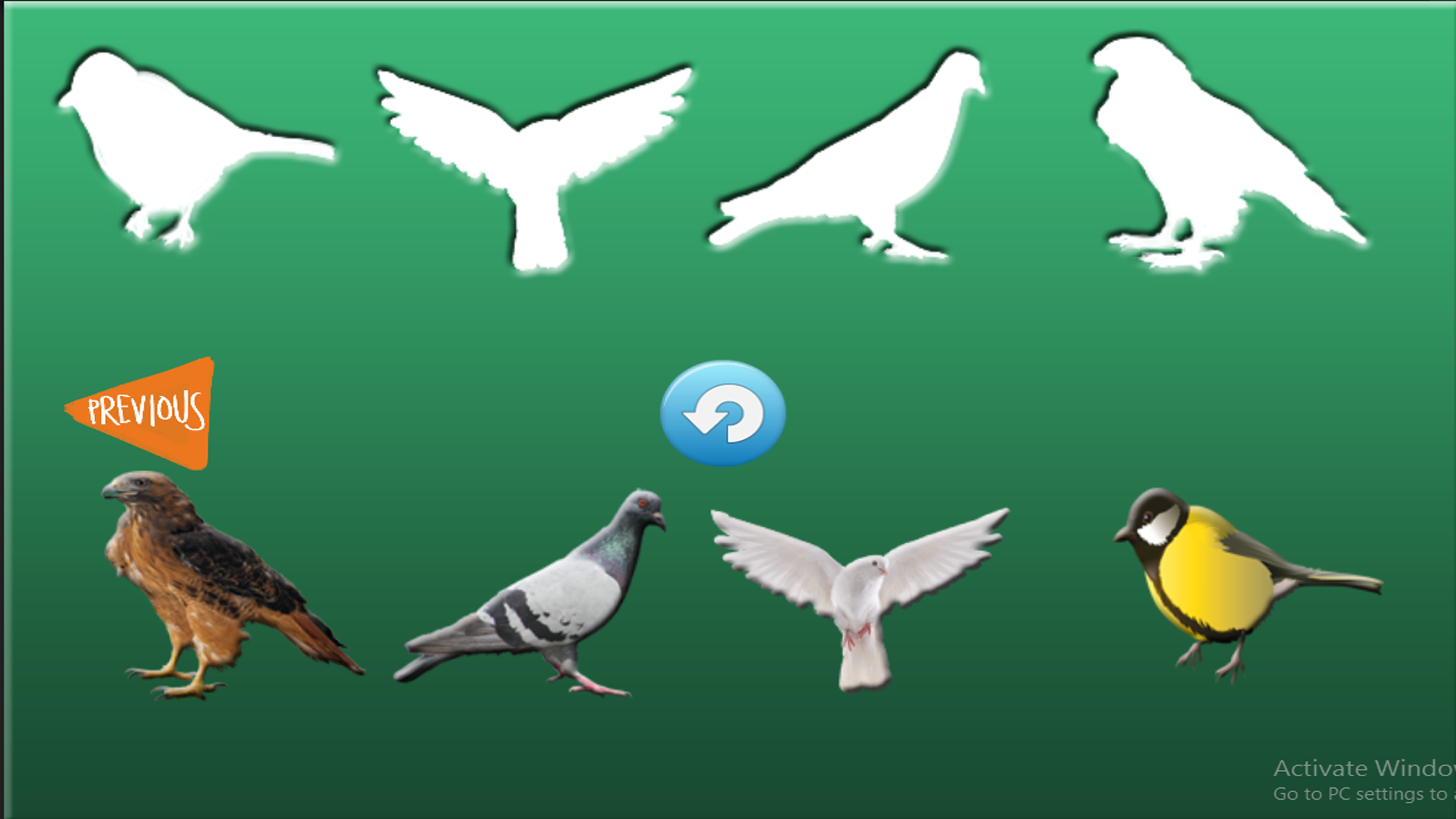 Fun Learning Birds Shapes Stencil for Toddlers