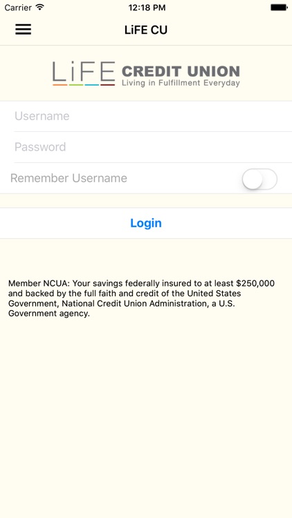 LiFE FCU - Mobile