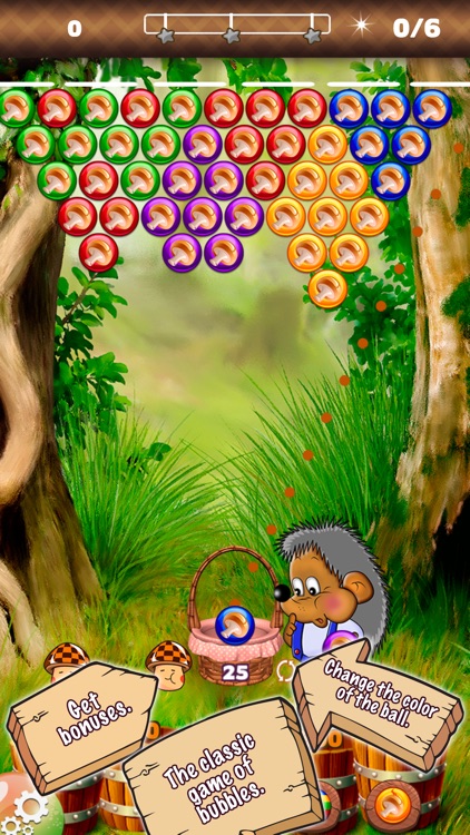 Mushroom bubbles