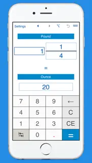 pounds to ounces and oz to lbs weight converter iphone screenshot 1