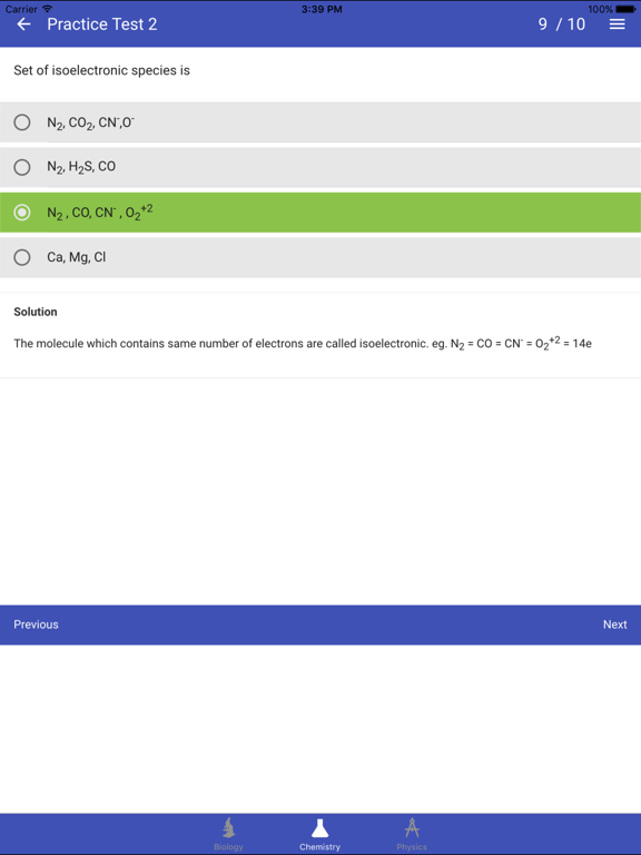 Screenshot #6 pour NEET Exam Practice Tests