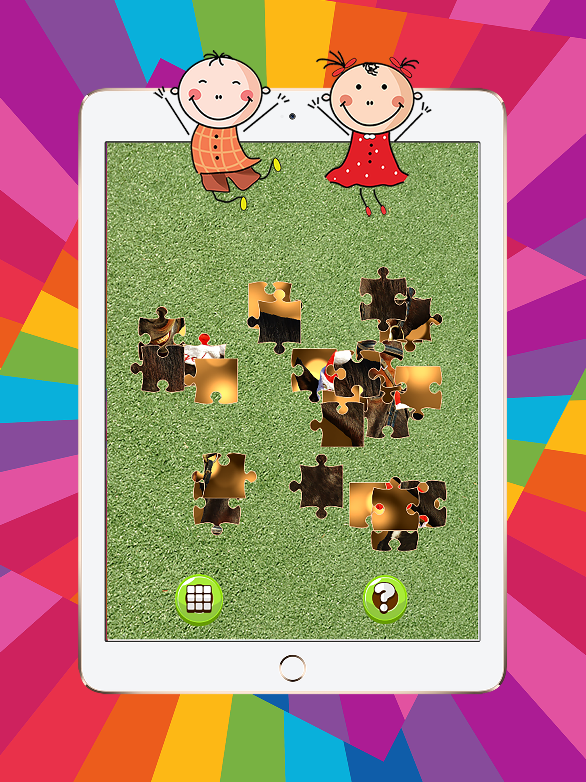 Everyday Easy Horse Photo Jigsaw Puzzles Free
