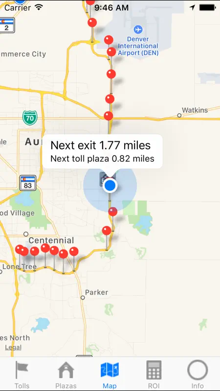 Denver E-470 Toll Road 2017 screenshot 3 of 5