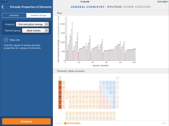 Screenshot #5 pour Wolfram General Chemistry Course Assistant