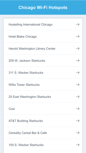 Chicago Wifi Spots(圖2)-速報App